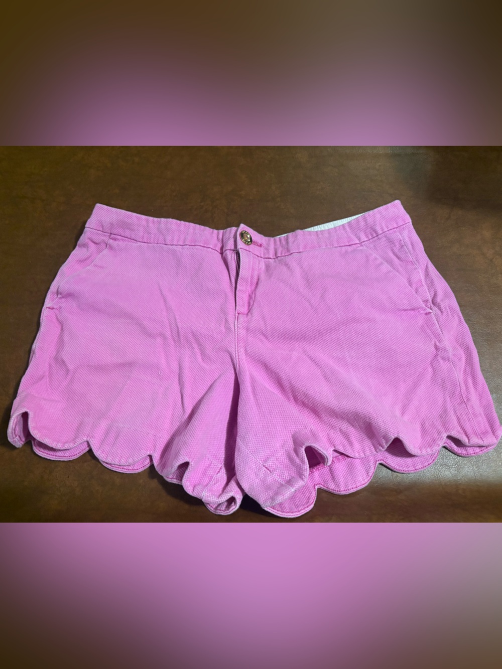 Lilly Pulitzer Pink Scallop Hem Shorts
